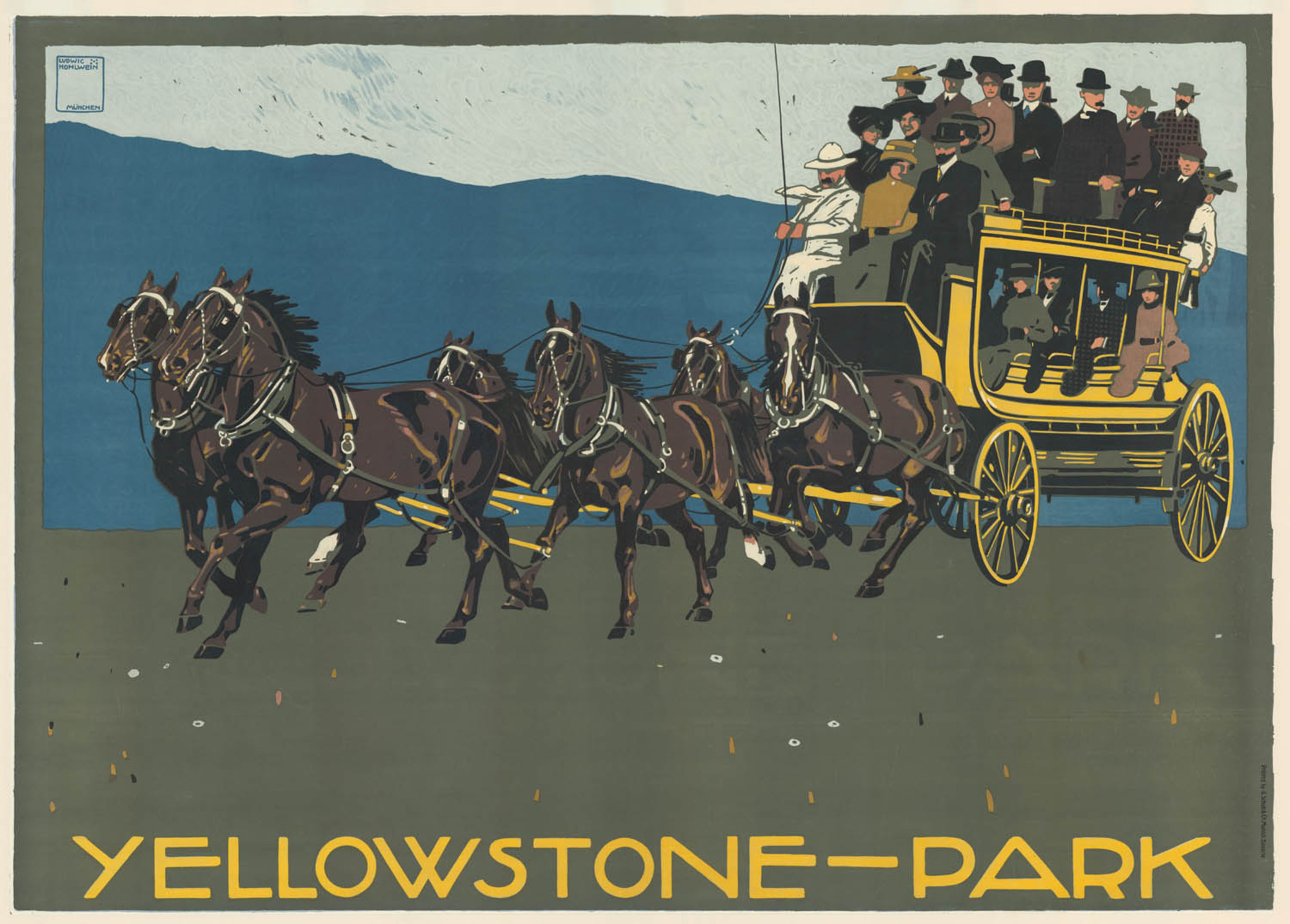 "Yellowstone - Park" Poster