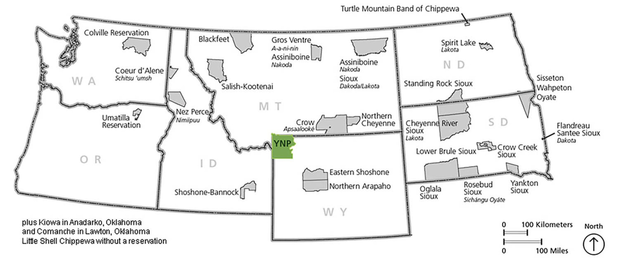 Associated Tribes Map