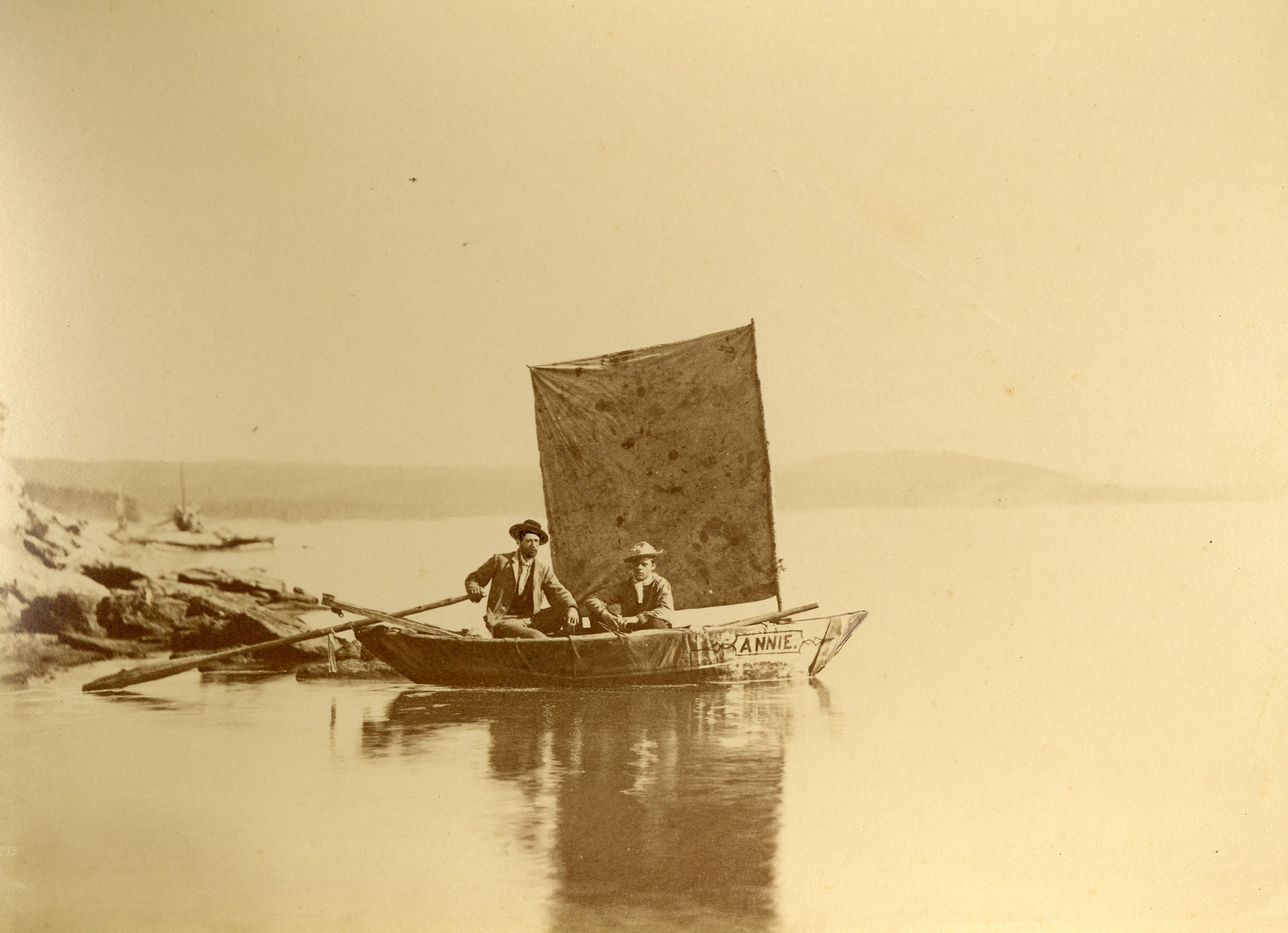 "Annie," First Boat Launched Upon Yellowstone Lake