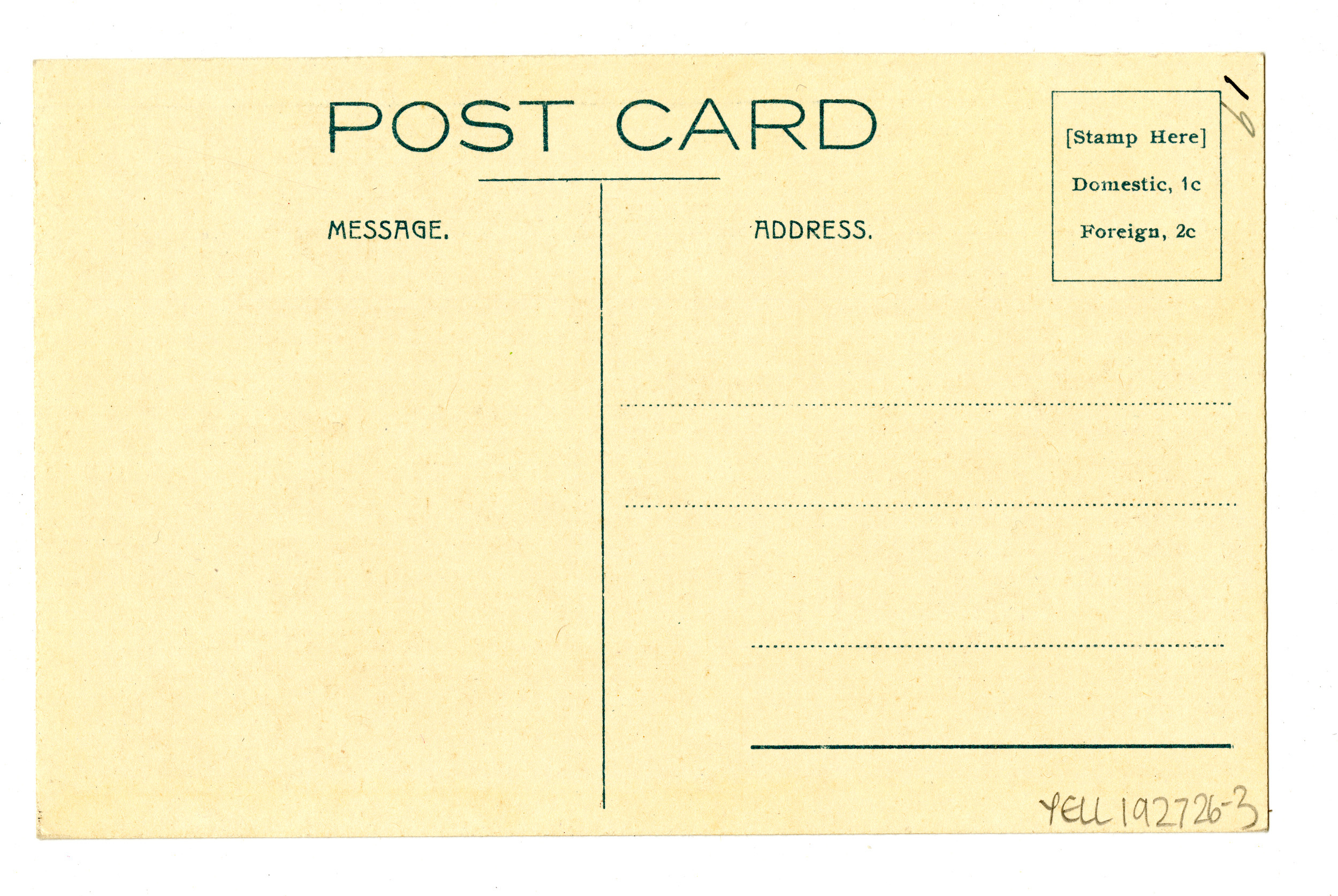 No. 117 - Fountain Geyser - Yellowstone Park (Postcard)