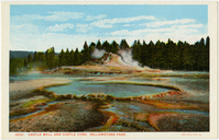 10101. Castle Well and Castle Cone, Yellowstone Park