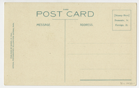 No. 213. Grand Canyon Hotel, Lounge Toward Office, Yellowstone Park (Postcard)