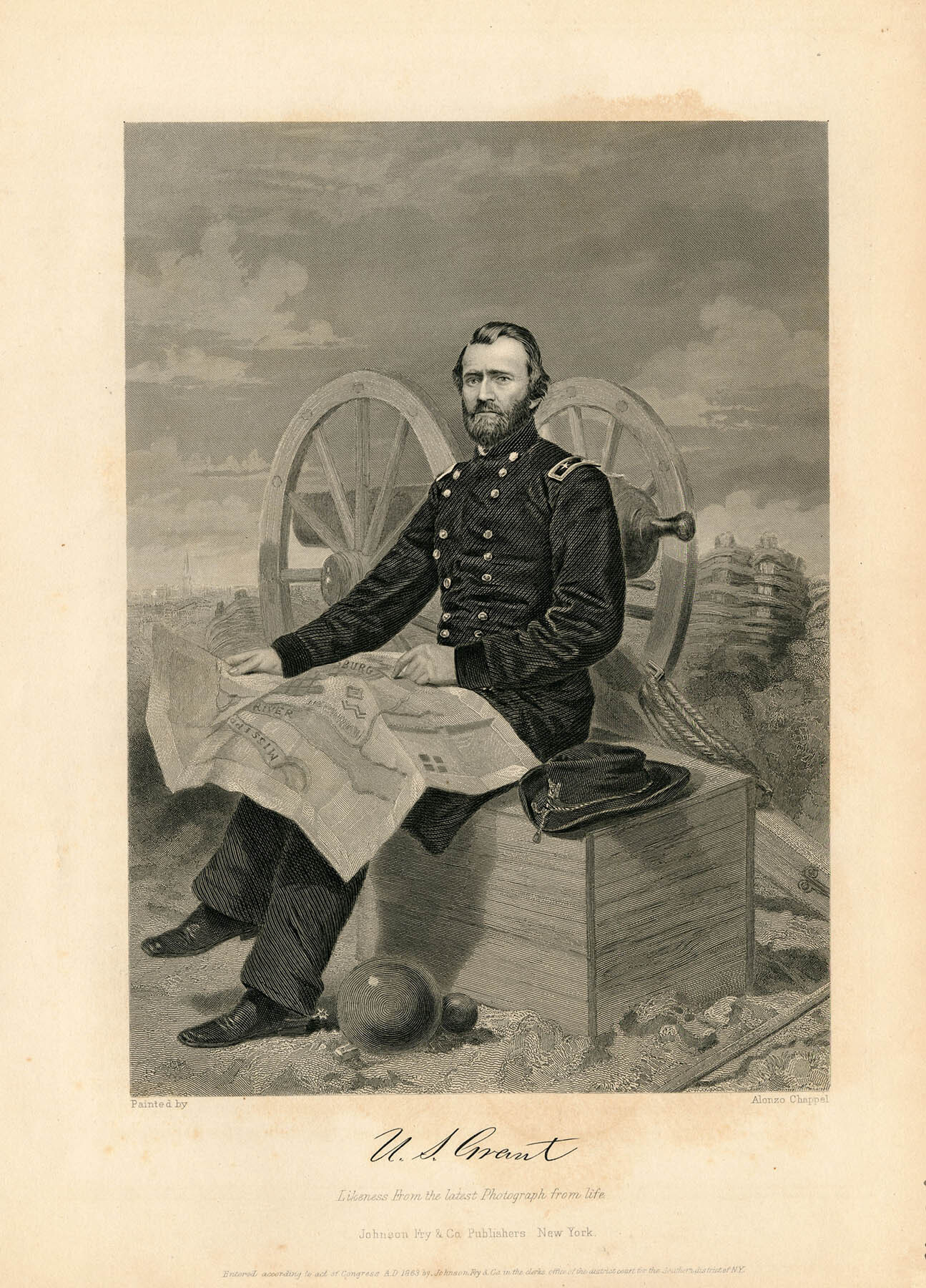U.S. Grant, likeness from the latest photograph from life
