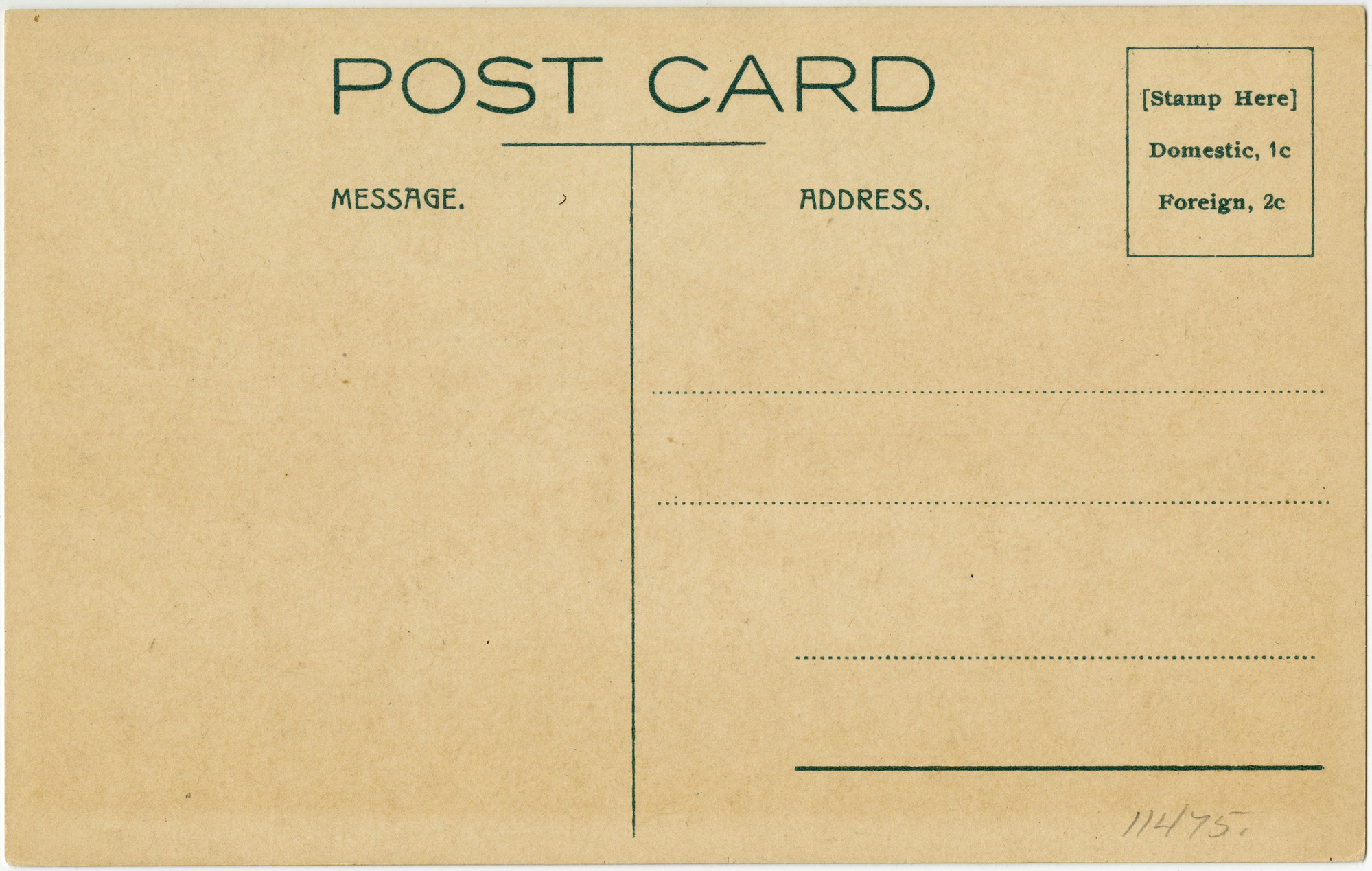 No. 180  Lake Hotel - Yellowstone Park (Postcard)
