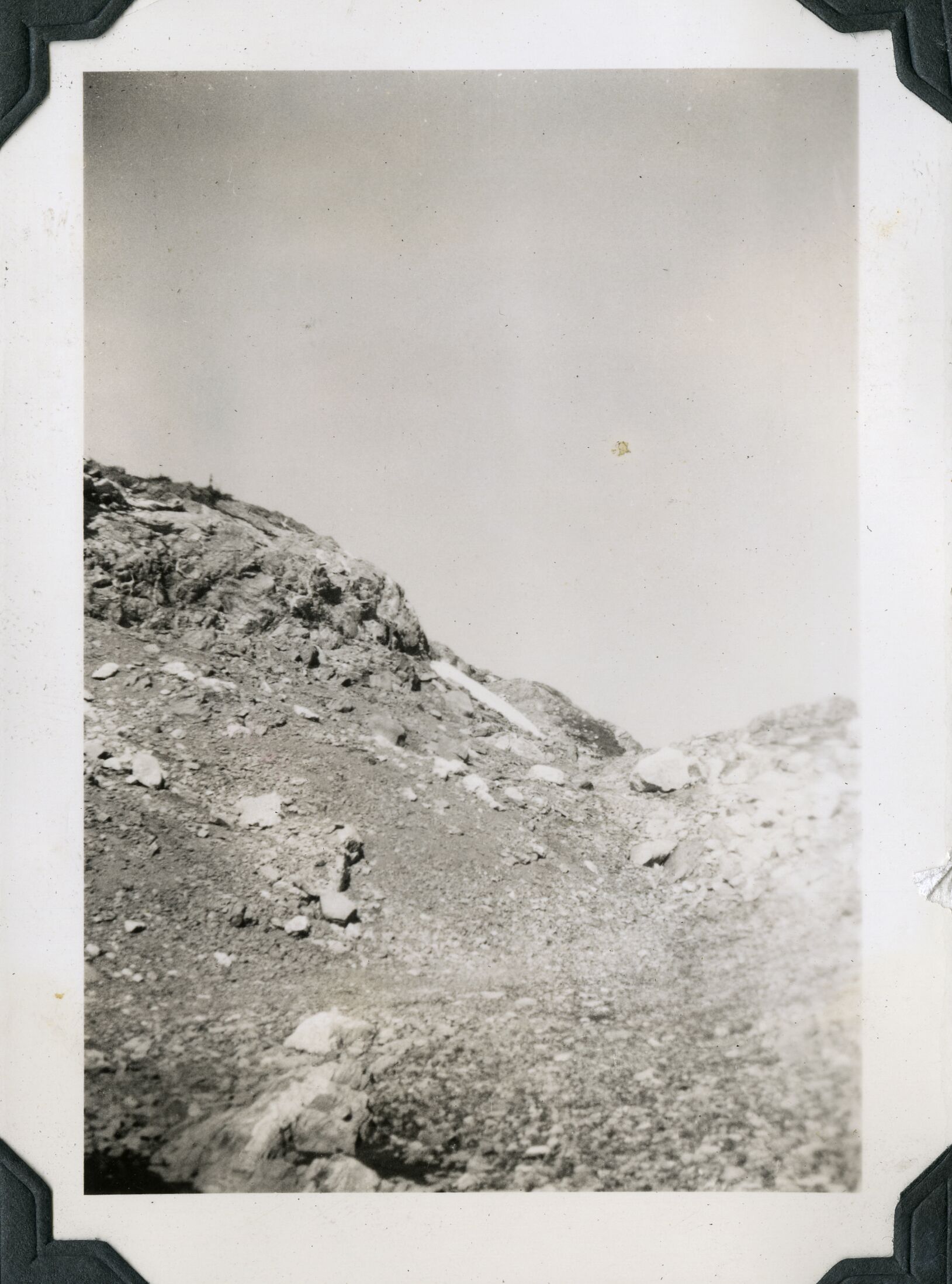 A rocky mountaintop.