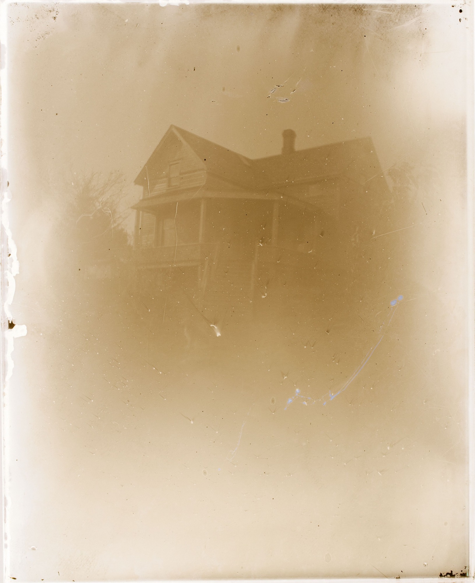 Two story house with porch.