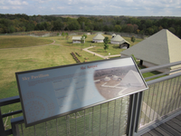 A metal railing with a wayside.