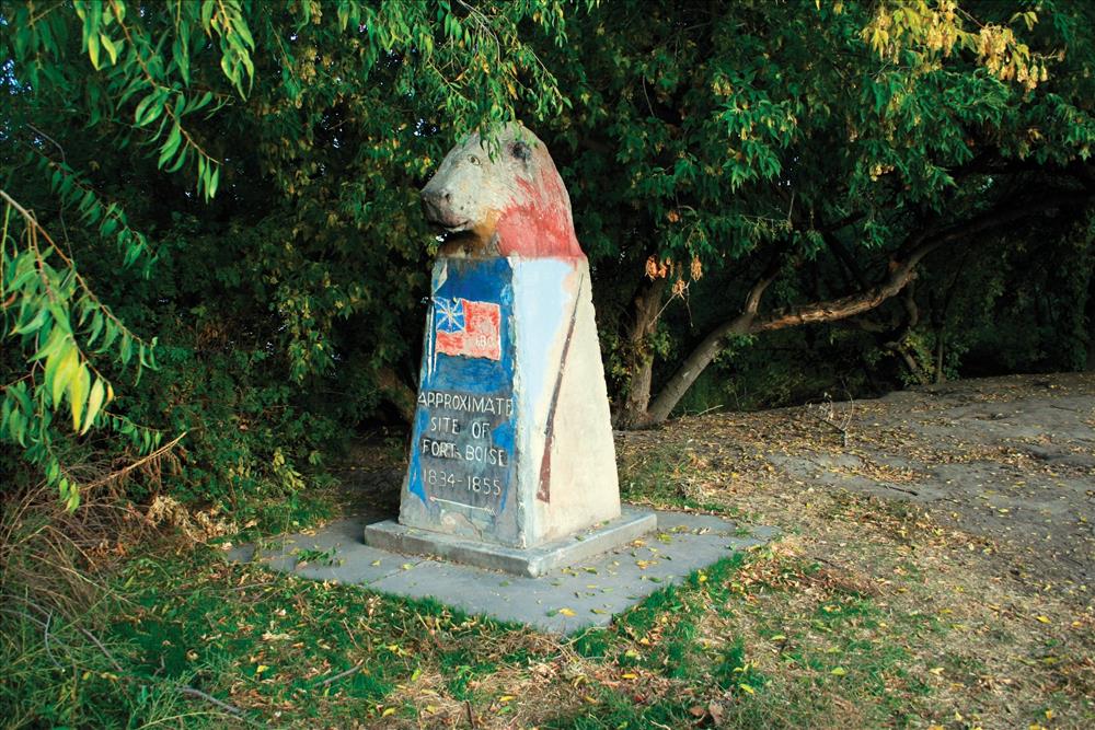 A-35. The Old Fort Boise Trading Post (Parma) on the Oregon National Historic Trail (2007).  