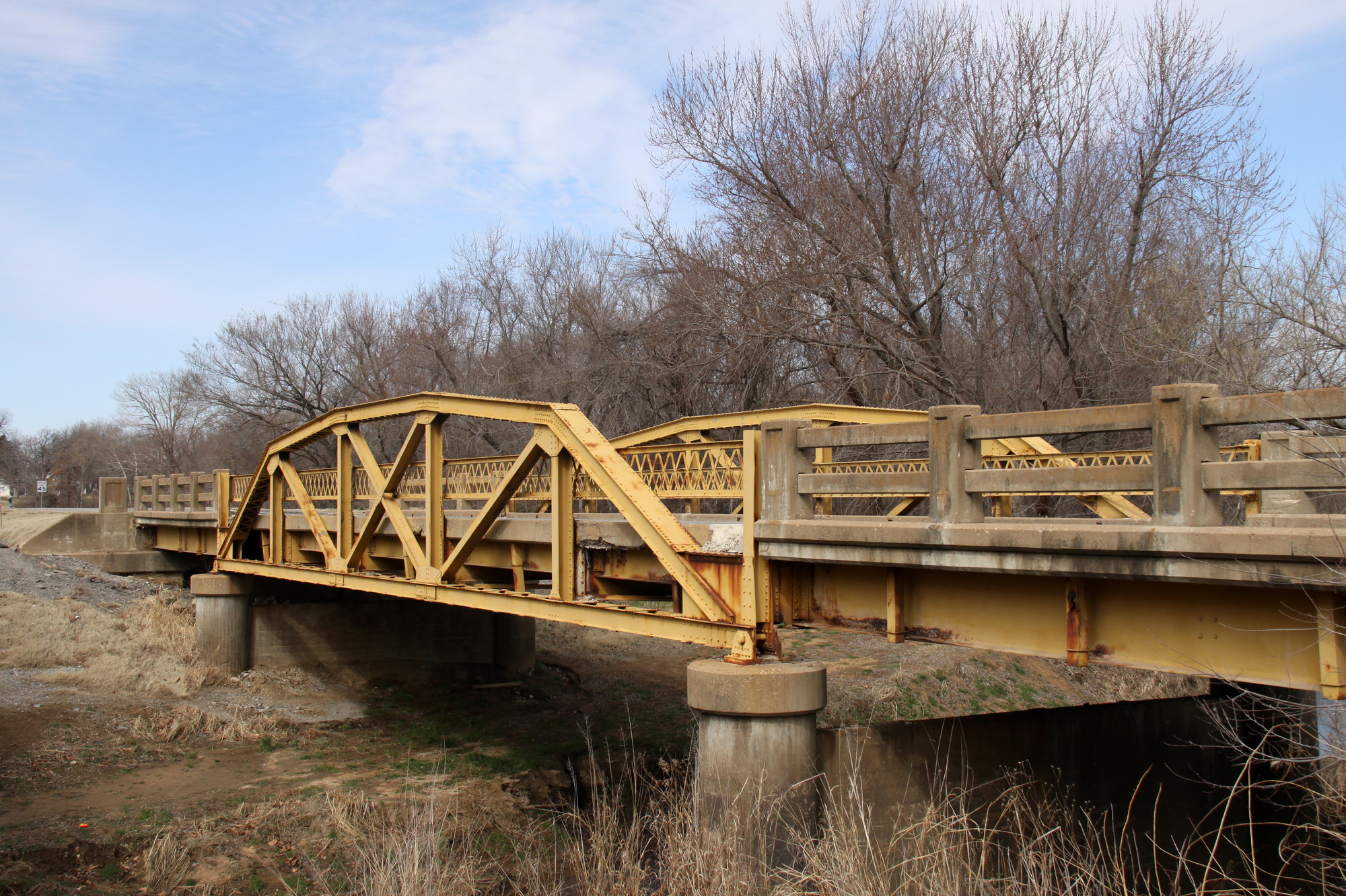 Lost Pony Truss Bridge on SH66 (1932 US 66 route) on Pryor Creek at Chelsea.