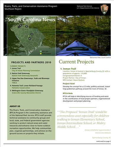 RTCA 2010 South Carolina News