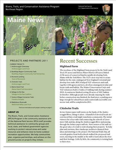 RTCA 2011 Maine News