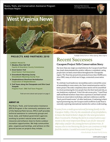 RTCA 2010 West Virginia News
