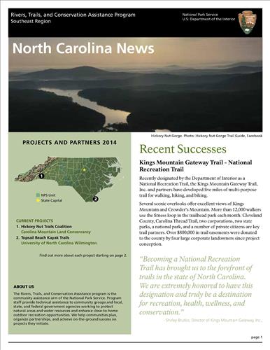 RTCA 2014 North Carolina News