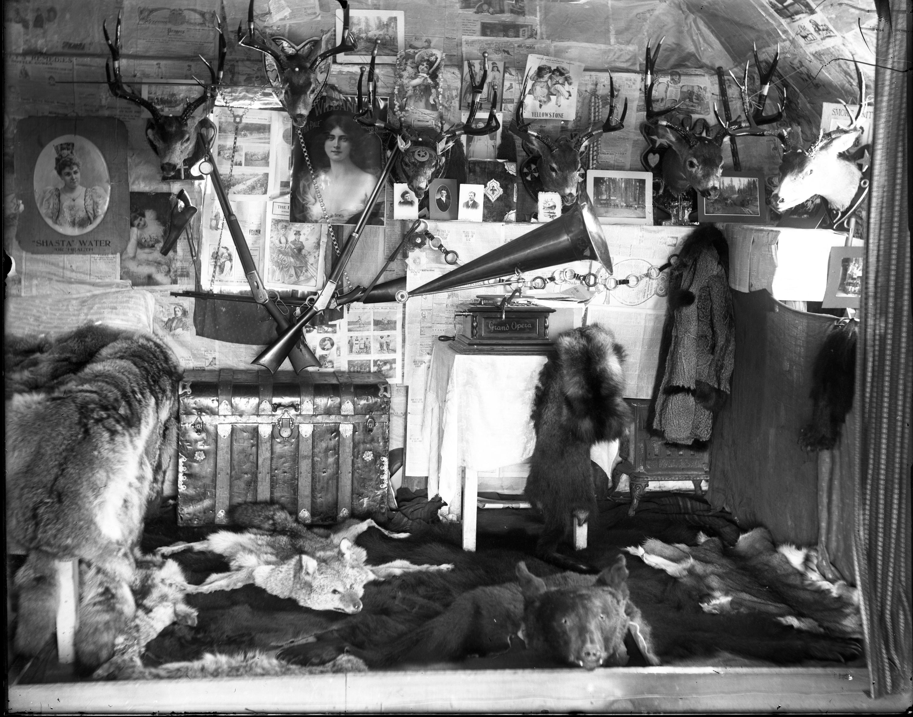 SEKI Roberts Collection Series: 1 Glass Plates; 3 Large glass plates; 8 Logging