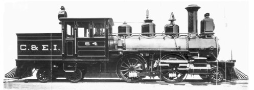 Chicago & Eastern Illinois no. 0064 [2-4-4T]