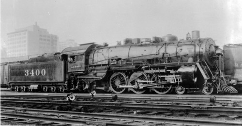 Atchison, Topeka & Santa Fe no. 3400 [4-6-2]
