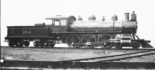 Baltimore & Ohio South Western no. 154 [4-6-0]