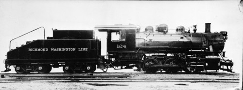 Richmond, Fredericksburg & Potomac no. 124 [0-6-0]