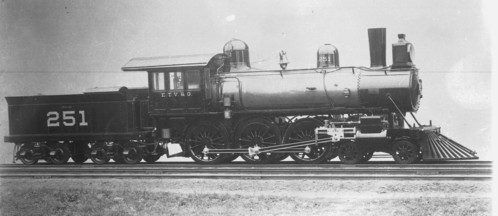 East Tennessee, Virginia & Georgia no. 251 [4-6-0]
