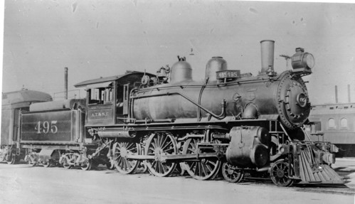 Atchison, Topeka & Santa Fe no. 0495 [4-6-0]