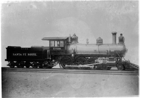 Atchison, Topeka & Santa Fe no. D726 [4-6-0]