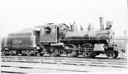 Chicago, Burlington & Quincy no. 1216 [2-6-0]