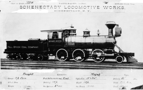 Fall Brook Coal Company no. 50 [2-6-0] Merchants Despatch