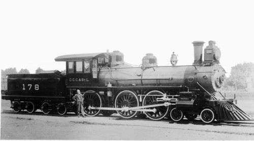 Cleveland, Cincinnati, Chicago & St. Louis no. 178 [4-6-0]