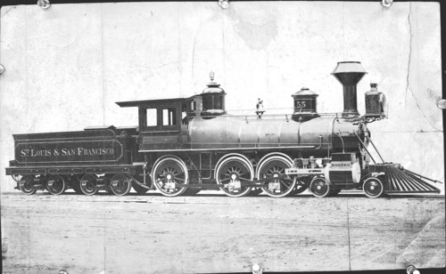 St. Louis & San Francisco no. 0055 [4-6-0 [B.C.]]