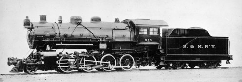 Kanawha & Michigan no. 544 [2-8-0[B.C.]]