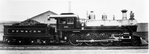 Pittsburgh, Fort Wayne & Chicago no. 285 [4-6-0]