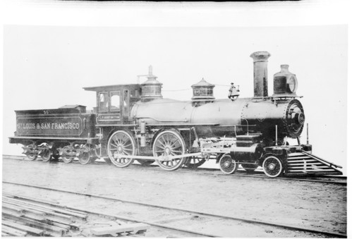 St. Louis & San Francisco no. 0096 [4-4-0] C.P. Huntington