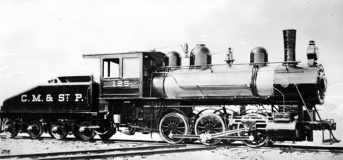 Chicago, Milwaukee & St. Paul no. 0125 [0-6-0]
