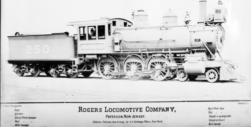 Texas & Pacific no. 250 [4-6-0]