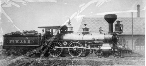 Fort Wayne, Jackson & Saginaw no. 10 [4-4-0] E.O. Grosvenor