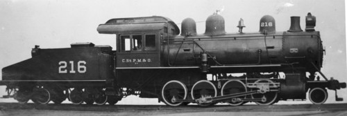 Chicago, St. Paul, Minneapolis & Omaha no. 216 [0-6-0 [B.C.]]