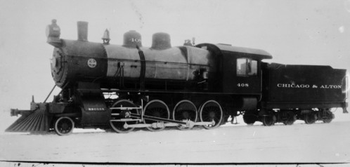 Chicago & Alton no. 0408 [2-8-0]