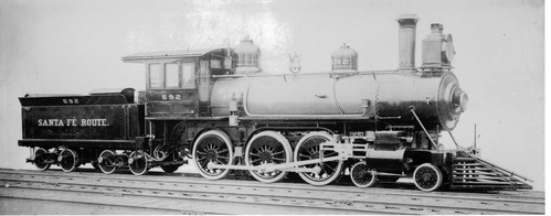 Atchison, Topeka & Santa Fe no. 0592 [4-6-0]