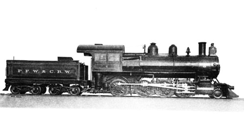 Pittsburgh, Fort Wayne & Chicago no. 006 [2-8-0]