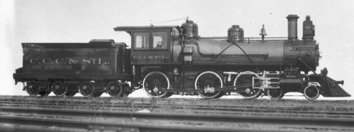 Cleveland, Cincinnati, Chicago & St. Louis no. 502 [4-6-0]