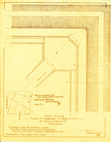 Sketch Showing Proper Arrangement of Angles of Fort for the Installment of Field Guns, Drawing No. 1, Plan, Scale