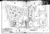 Sketch Plan, Revision of Roads, paths, Parking Areas, Enclosures & Buildings at Washington's Headquarters, Valley Forge Park