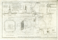 Proposed Pedestal for Houdon's Washington, Washington's Headquarters, Valley Forge Park, PA: Sheet 2