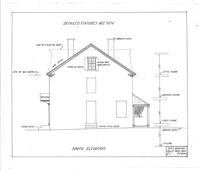Supt's Quarters, Valley Forge Park: South Elevation