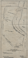 Map of a Piece of Land on Valley Creek in Schuylkill Township, Chester County, Pennsylvania.