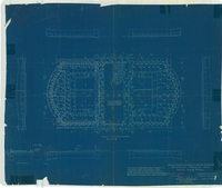 Setting Plan of Stylobate Platform Portion A, Washington Memorial Arch, Valley Forge, PA
