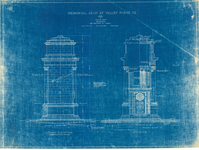 Washington Arch at Valley Forge: Sheet 3, East Elevation
