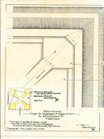 Sketch Showing Proper Arrangement of Angles of Fort for the Installment of Field Guns, Drawing No. 1, Plan, Scale