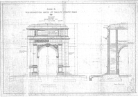 Memorial Arch at Valley Forge: Sheet 2, Scheme B