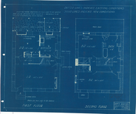 Supt's Quarters, Valley Forge Park: First & Second Floor Plans